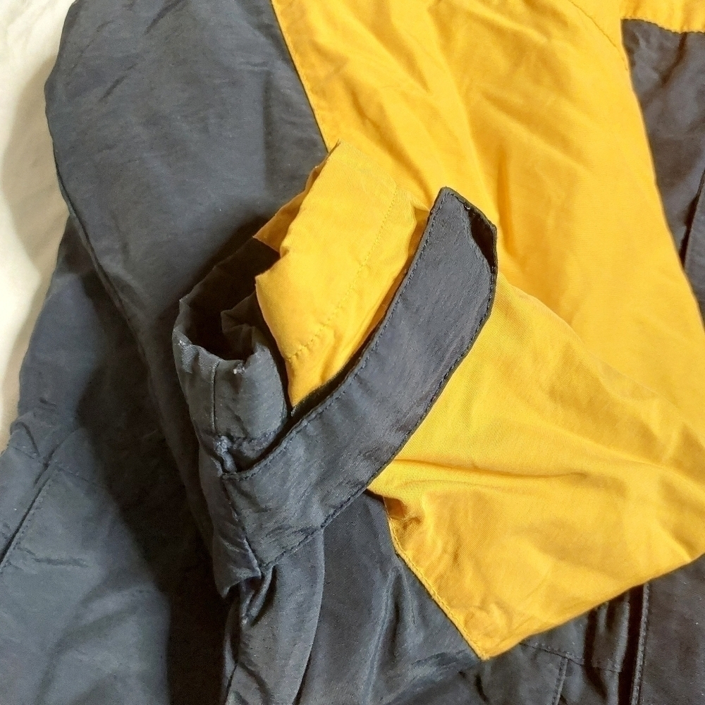 NAUTICA MARINE DENIM CO. MENS BLUE AND YELLOW WINTER COAT SIZE LARGE - Picture 13 of 16